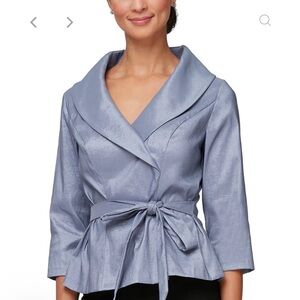 Alex Evenings Taffeta Top